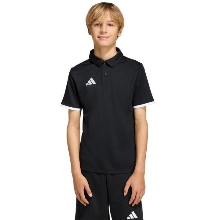 Vaikiški polo marškinėliai adidas Entrada 26, juodi