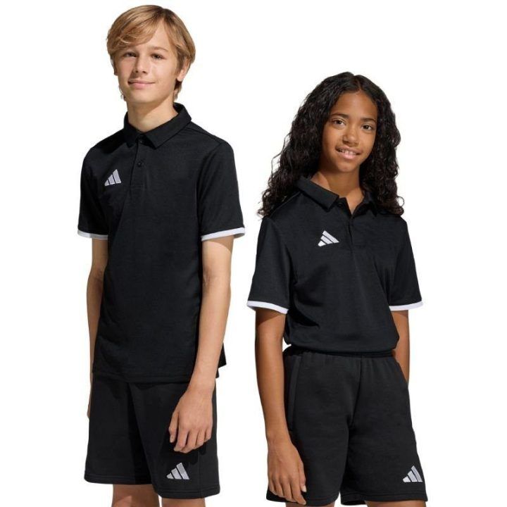 Vaikiški polo marškinėliai adidas Entrada 26, juodi