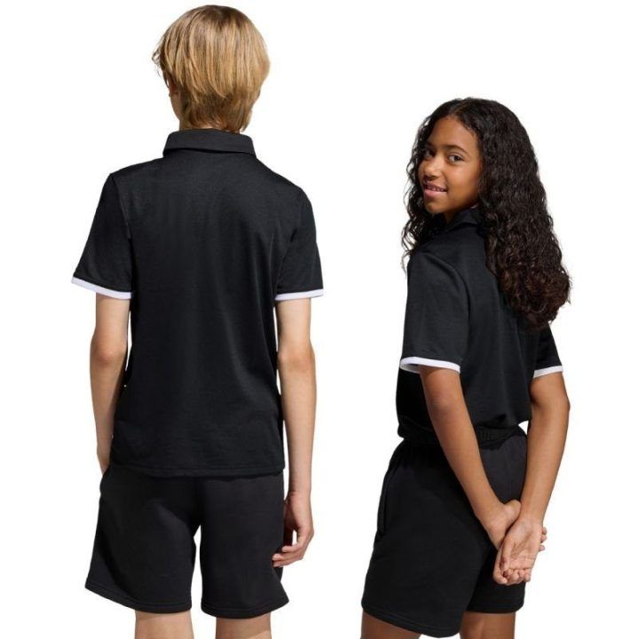 Vaikiški polo marškinėliai adidas Entrada 26, juodi