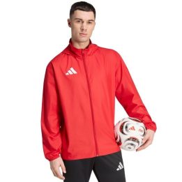 Vyriška striukė nuo vėjo adidas Entrada 26 Multi, raudona