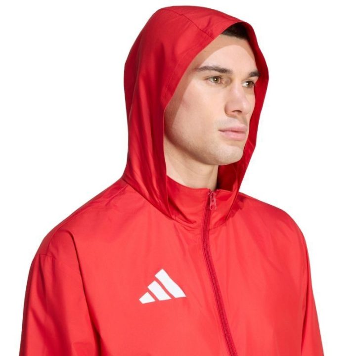 Vyriška striukė nuo vėjo adidas Entrada 26 Multi, raudona