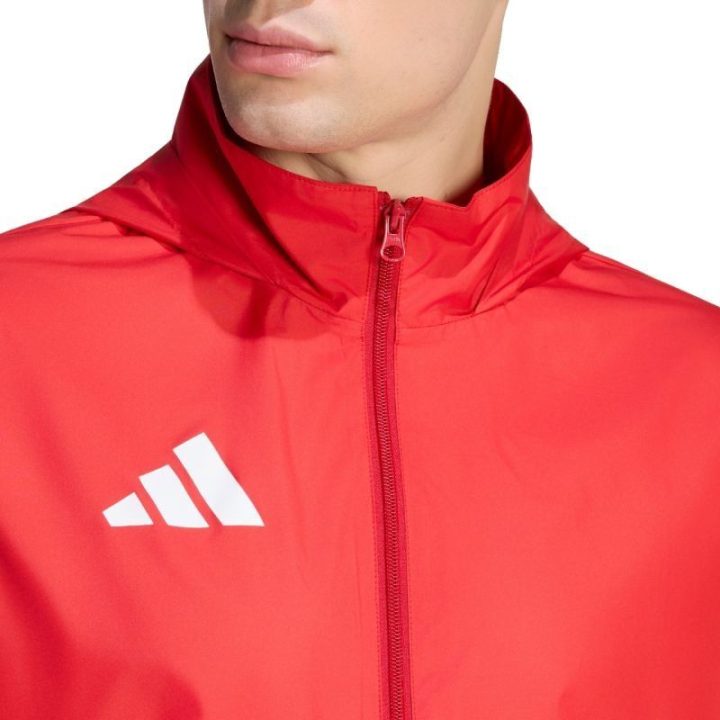 Vyriška striukė nuo vėjo adidas Entrada 26 Multi, raudona