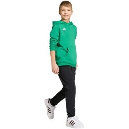 Vaikiškas futbolo džemperis su gobtuvu adidas Entrada 26, žalias