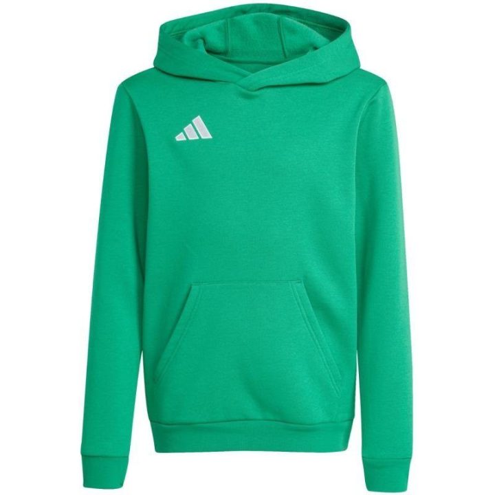 Vaikiškas futbolo džemperis su gobtuvu adidas Entrada 26, žalias