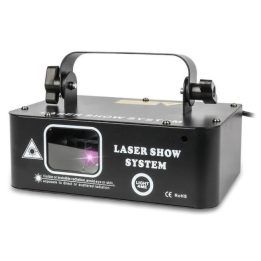 Lazerinis scenos šviesos efektų projektorius LIGHT4ME RGB Geometric, 500 mW