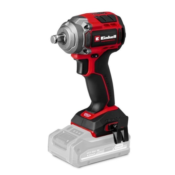 Smūginis veržliasukis Einhell TP-CW 18/350-C Li BL-Solo, raudonas ir juodas