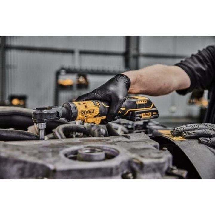 Akumuliatorinė terkšlė DeWALT DCF512N, juoda ir geltona