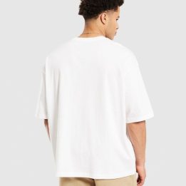 Vyriški laisvo kirpimo marškinėliai Air Jordan Oversized, balti