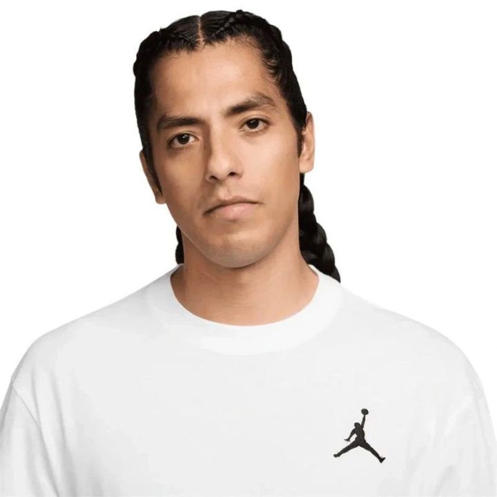 Vyriški marškinėliai su Jumpman logotipu Air Jordan, balti