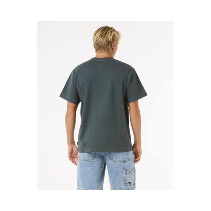 Medvilniniai marškinėliai Rip Curl Raw Energy Zine Tee, turkio