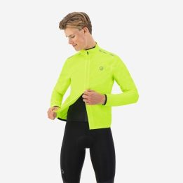 Lietaus striukė Rogelli Distance 3XL, fluorescencinė