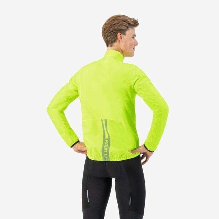 Lietaus striukė Rogelli Distance 3XL, fluorescencinė