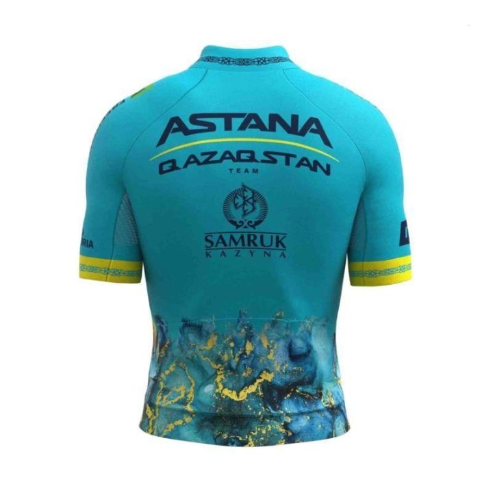 Vyriški dviratininko marškinėliai Biemme Astana Qazaqstan Team 2024