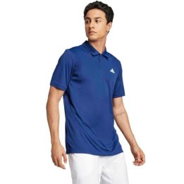 Vyriški greitai džiūstantys polo marškinėliai adidas, tamsiai mėlyni
