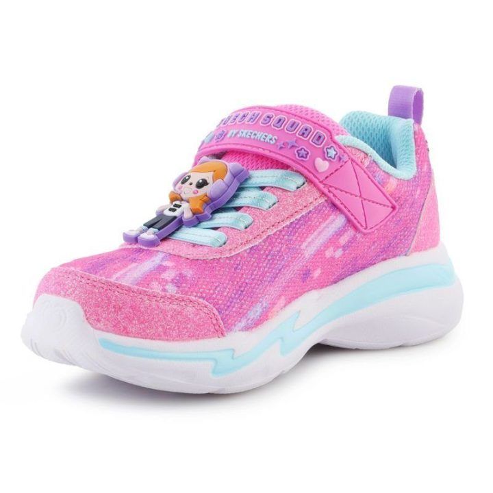 Vaikiški sportbačiai Skechers Skech Squad, rožiniai / įvairiaspalviai