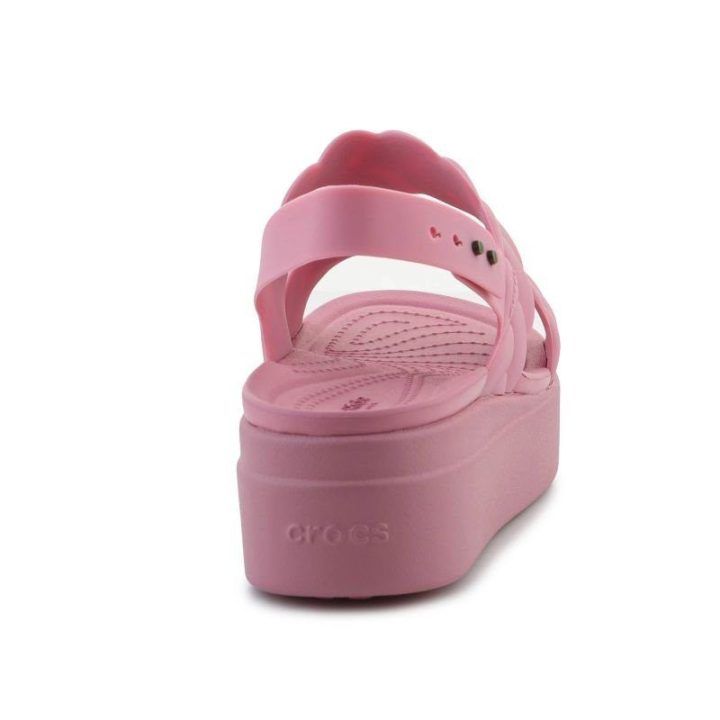 Moteriškos basutės ant platformos Crocs Brooklyn Woven, rožinės