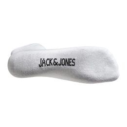 Uniseks kojinės-pėdutės Jack&Jones, 12 porų, juodos ir baltos