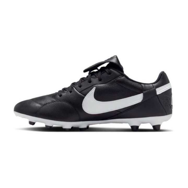 Vyriški futbolo bateliai su raišteliais Nike Premier 3 FG, juodi