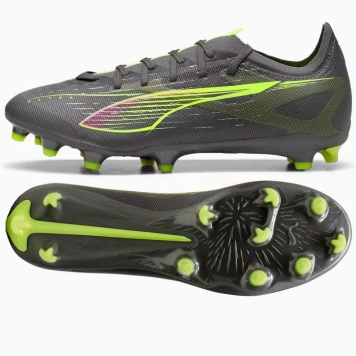 Vyriški futbolo bateliai FG/MG Puma Ultra 5 Match, pilki