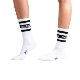 Vidutinio ilgio kojinės Palladium Mid Height STR, baltos