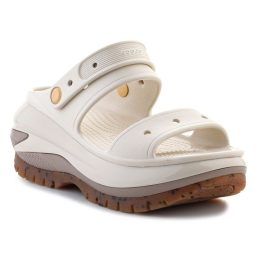 Moteriškos šlepetės Crocs Classic Mega Crush, pilkai rudos