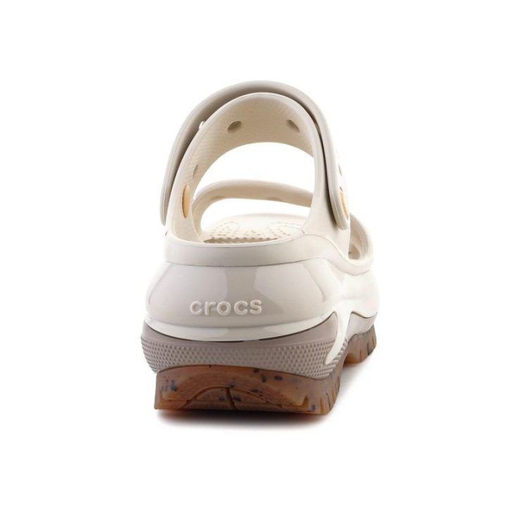Moteriškos šlepetės Crocs Classic Mega Crush, pilkai rudos