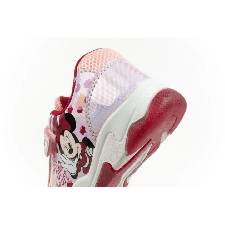 Sportbačiai mergaitėms su lipukais Leomil, su Minnie Mouse motyvu