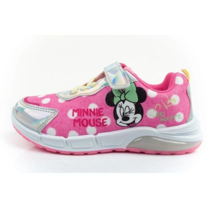 Sportbačiai mergaitėms su lipuku ir Minnie Mouse motyvu Leomil