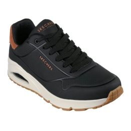 Vyriški suvarstomi sportbačiai Skechers Uno - Suited On Air, juodi