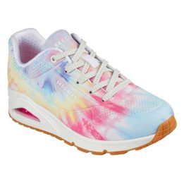 Moteriški sportbačiai Skechers Uno-Hyped Hippie, balti ir įvairiaspalviai
