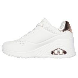 Moteriški sportbačiai Skechers Uno Wedge-Hi Steps, balti
