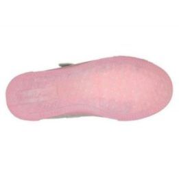 Vaikiški šviečiantys batai Skechers S Lights, pilki ir rožiniai