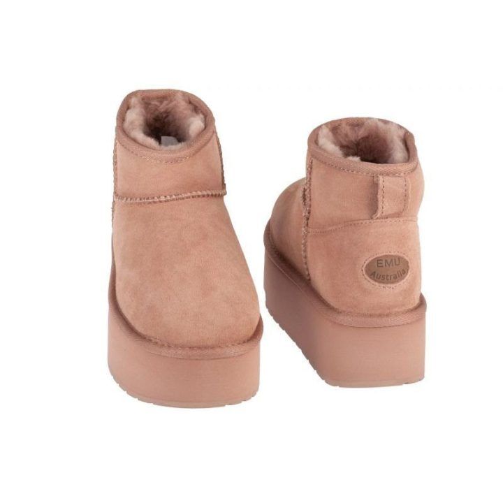 Moteriški zomšiniai aulinukai EMU Australia Stinger Micro Flatform