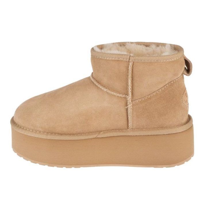 Moteriški zomšiniai aulinukai EMU Australia Stinger Micro Flatform, smėlio