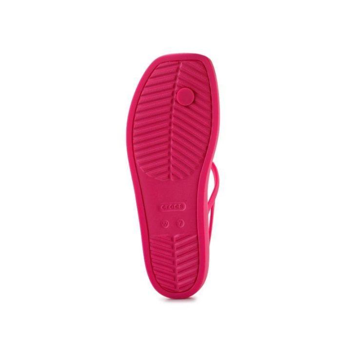 Moteriškos šlepetės per pirštą Crocs Miami Thong Flip, rožinės