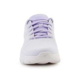 Moteriški sportbačiai Skechers Go Walk Flex-Kali, pilki su levandų akcentais