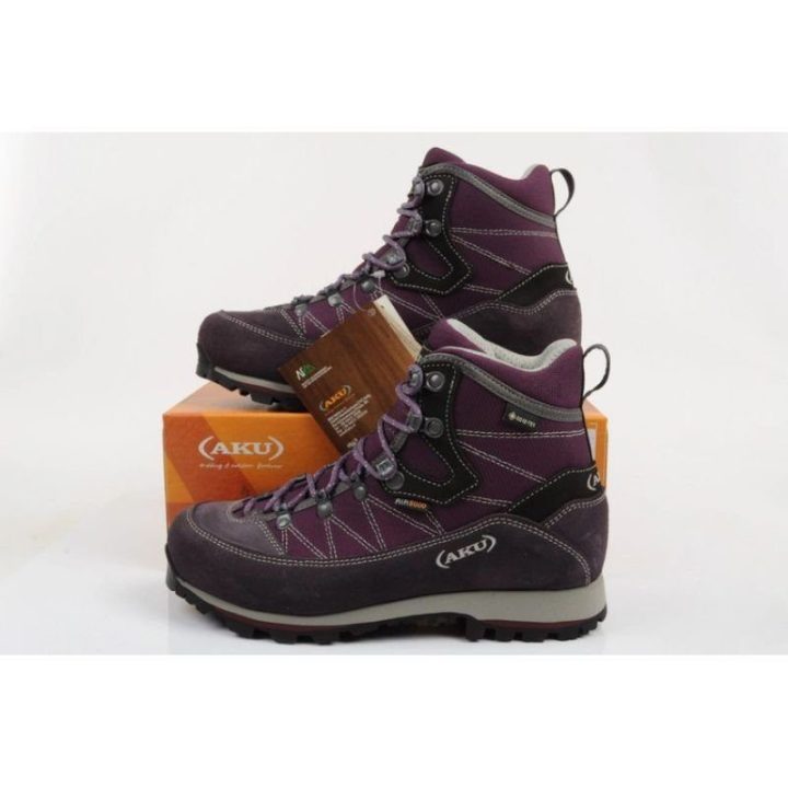 Moteriški žygio batai su GORE-TEX AKU Trekker Lite, violetiniai