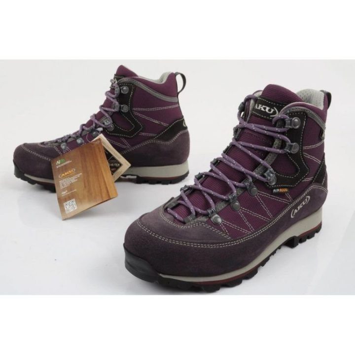 Moteriški žygio batai su GORE-TEX AKU Trekker Lite, violetiniai