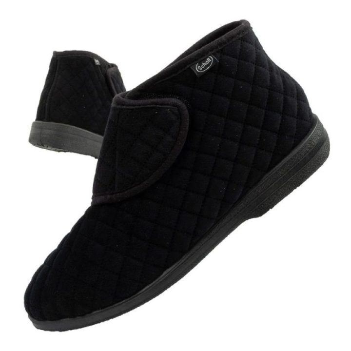 Moteriškos pašiltintos šlepetės Scholl Lili Ankle, juodos