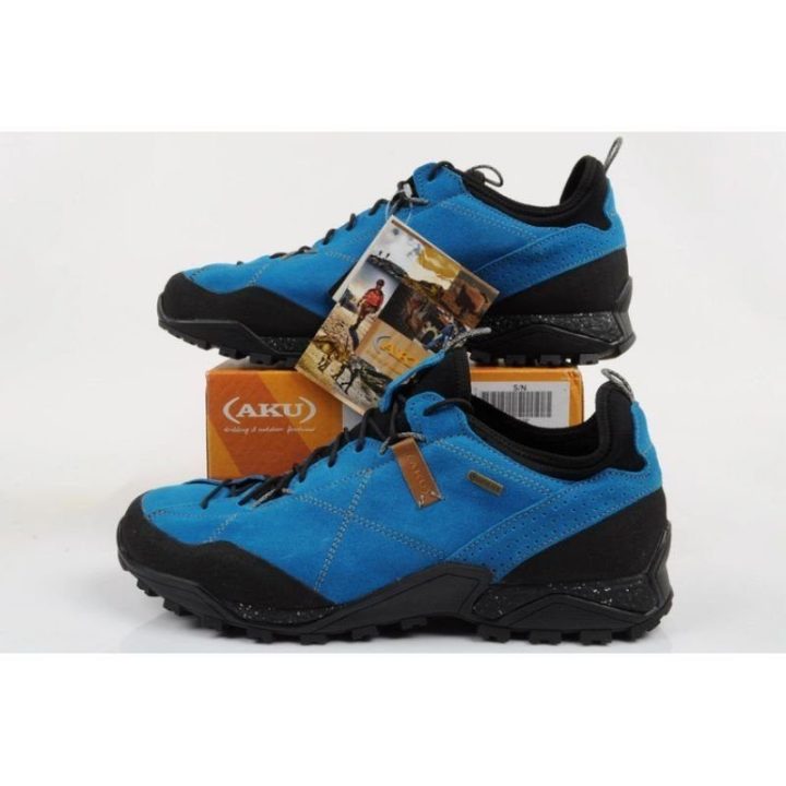 Vyriški žygio batai su GORE-TEX AKU Nativa, mėlyni ir juodi