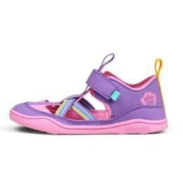 Vaikiškos barefoot tipo basutės su lipukais Affenzahn Breezy Toucan