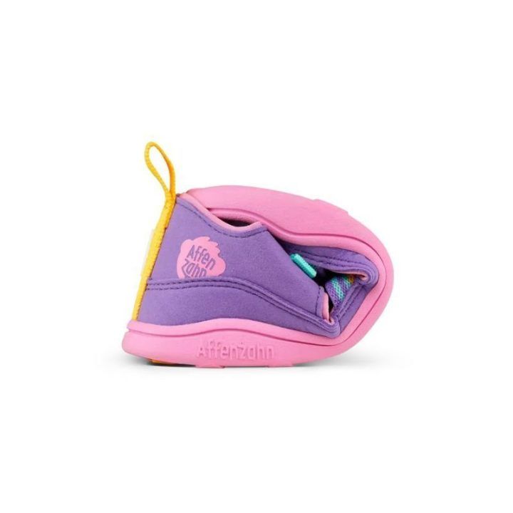 Vaikiškos barefoot tipo basutės su lipukais Affenzahn Breezy Toucan
