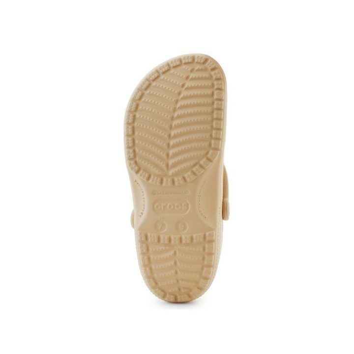 Moteriškos šlepetės Crocs Classic, šviesiai rudos