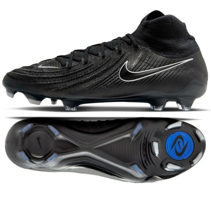 Futbolo bateliai natūraliai vejai Nike Phantom Luna II, juodi