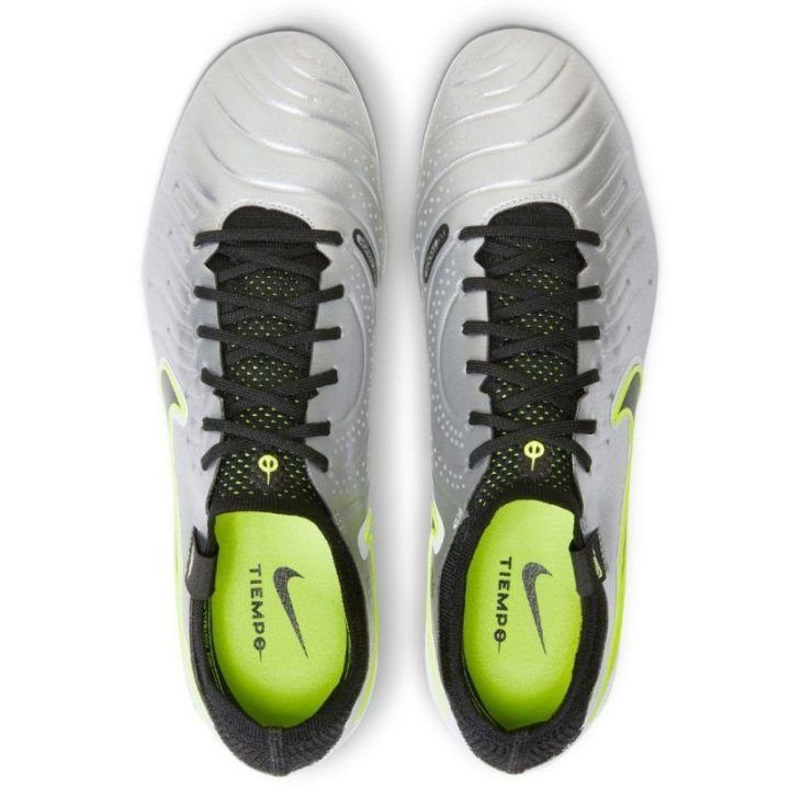 Vyriški žemo profilio futbolo bateliai Nike Tiempo Legend 10 Elite, sidabro