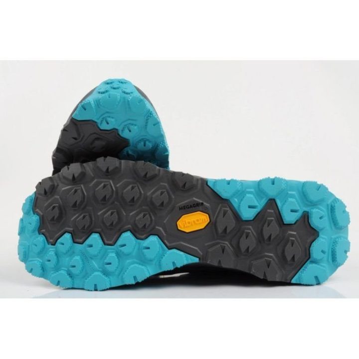 Moteriški žygio batai AKU Flyrock GORE-TEX, pilki ir mėlyni