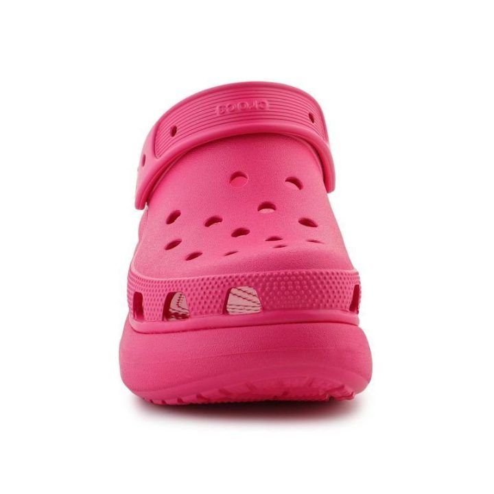 Moteriškos klumpės su paaukštintu padu Crocs Classic Crush, rožinės