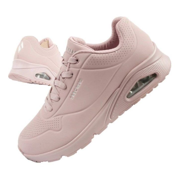 Moteriški sportiniai bateliai Skechers Uno-Stand on Air, šviesiai rožiniai