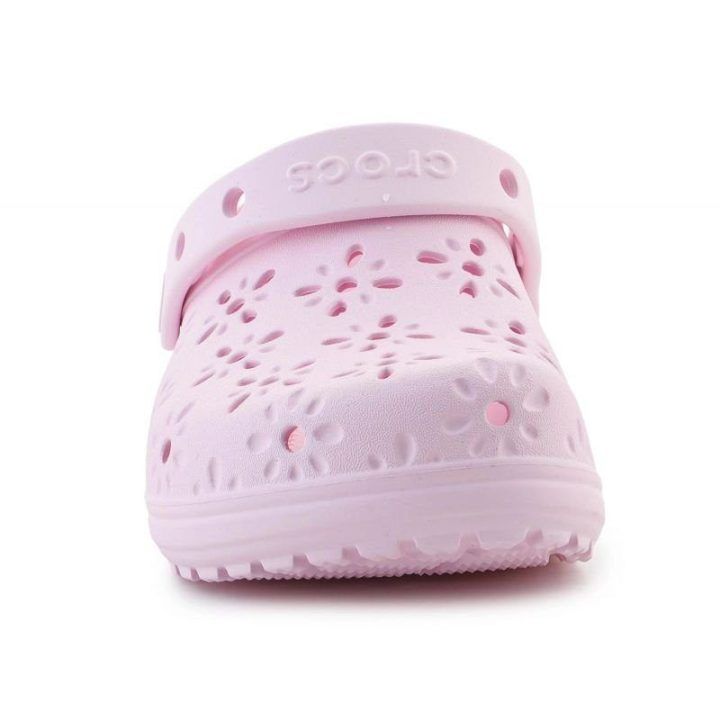 Moteriškos klumpės Crocs Classic Floral Cut Out, rožinės