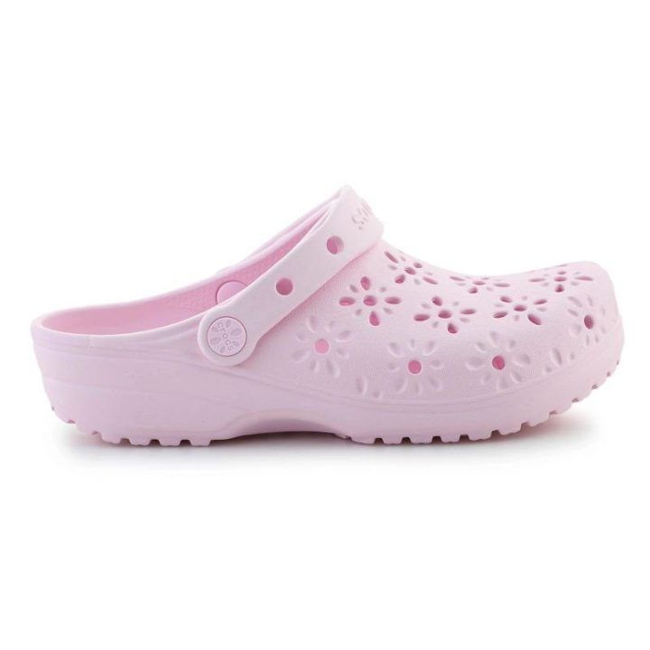 Moteriškos klumpės Crocs Classic Floral Cut Out, rožinės